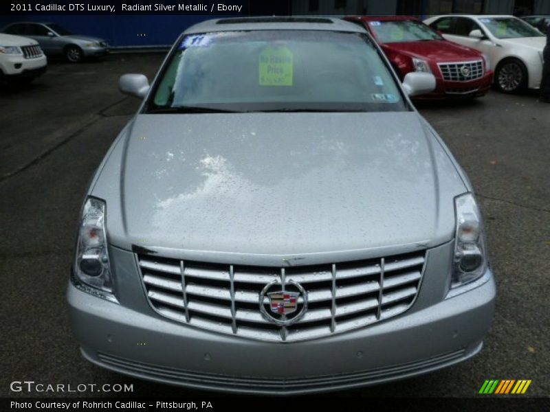 Radiant Silver Metallic / Ebony 2011 Cadillac DTS Luxury