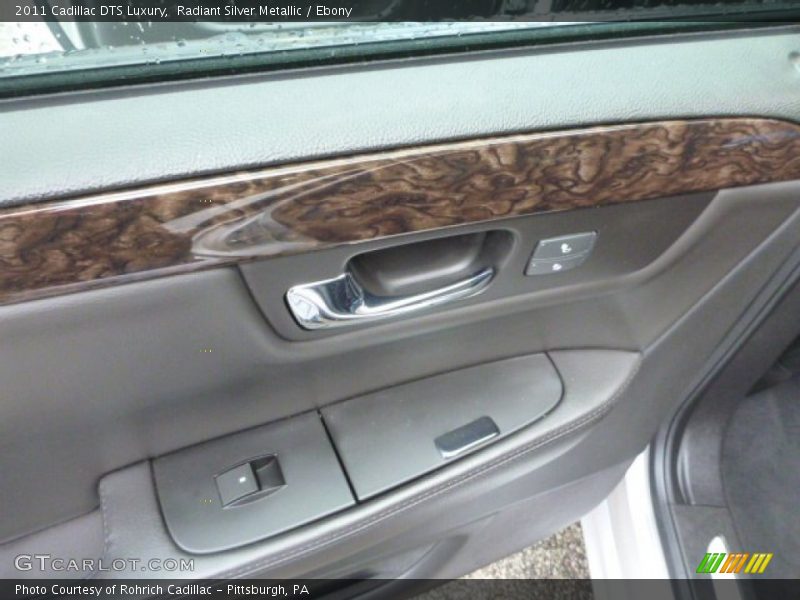 Radiant Silver Metallic / Ebony 2011 Cadillac DTS Luxury