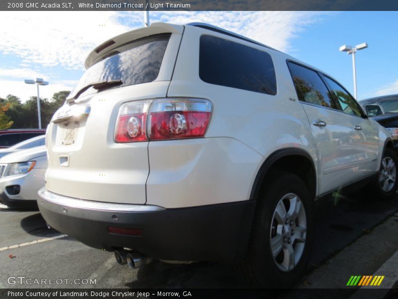 White Diamond Tricoat / Light Titanium 2008 GMC Acadia SLT