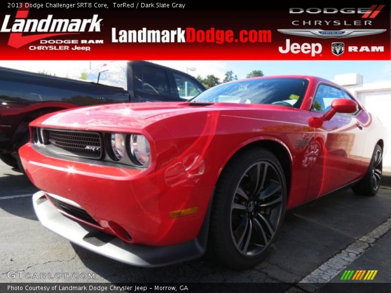 TorRed / Dark Slate Gray 2013 Dodge Challenger SRT8 Core
