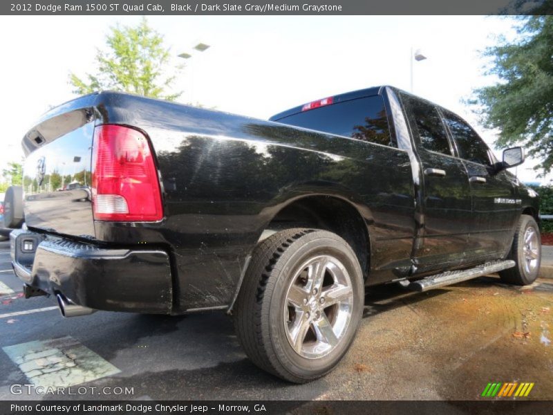 Black / Dark Slate Gray/Medium Graystone 2012 Dodge Ram 1500 ST Quad Cab