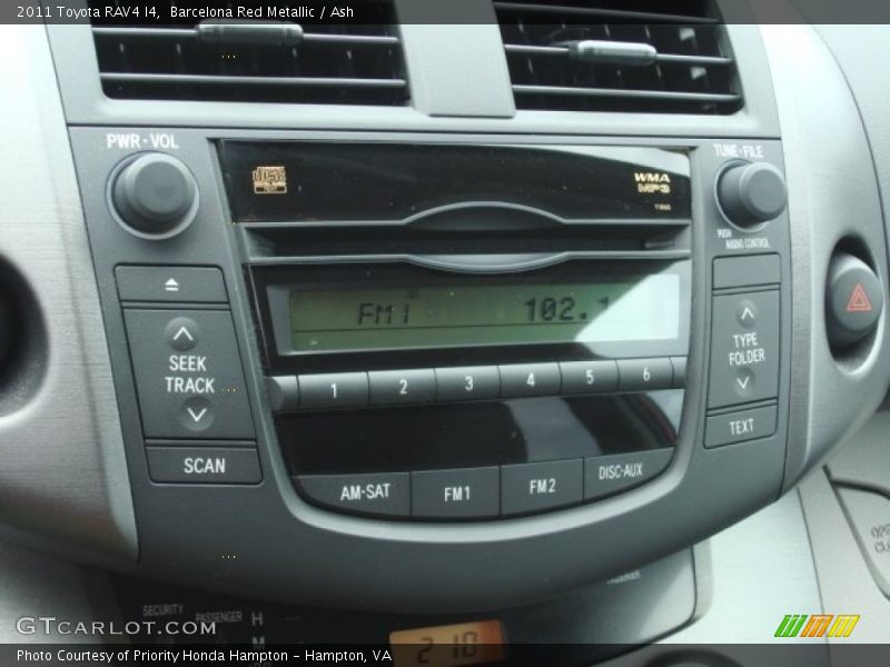 Barcelona Red Metallic / Ash 2011 Toyota RAV4 I4