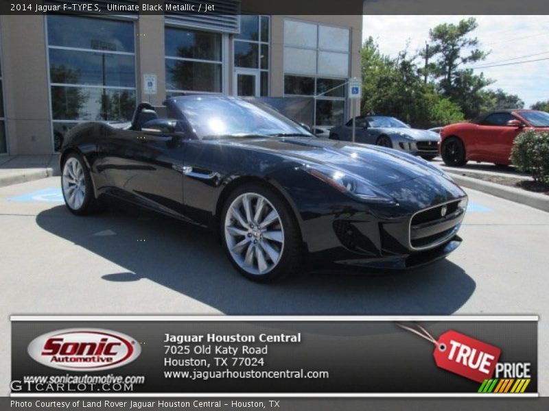 Ultimate Black Metallic / Jet 2014 Jaguar F-TYPE S