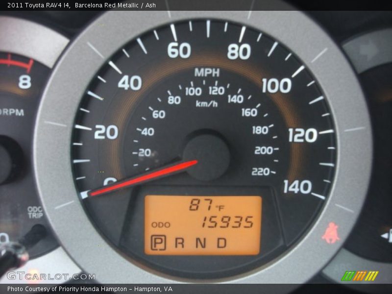 Barcelona Red Metallic / Ash 2011 Toyota RAV4 I4