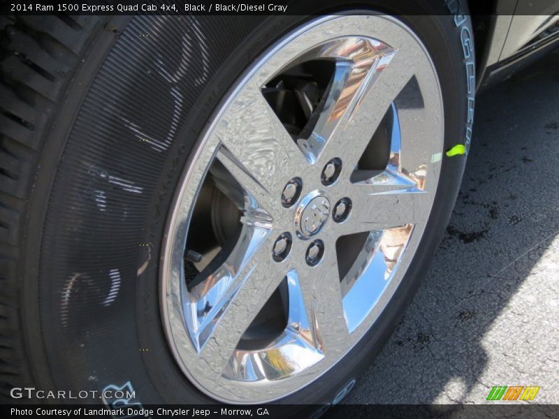 Black / Black/Diesel Gray 2014 Ram 1500 Express Quad Cab 4x4