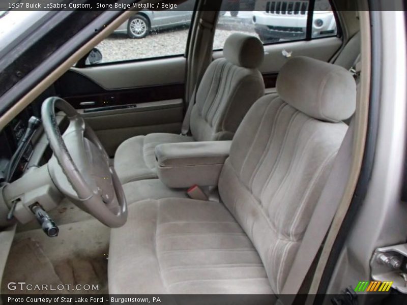 Front Seat of 1997 LeSabre Custom