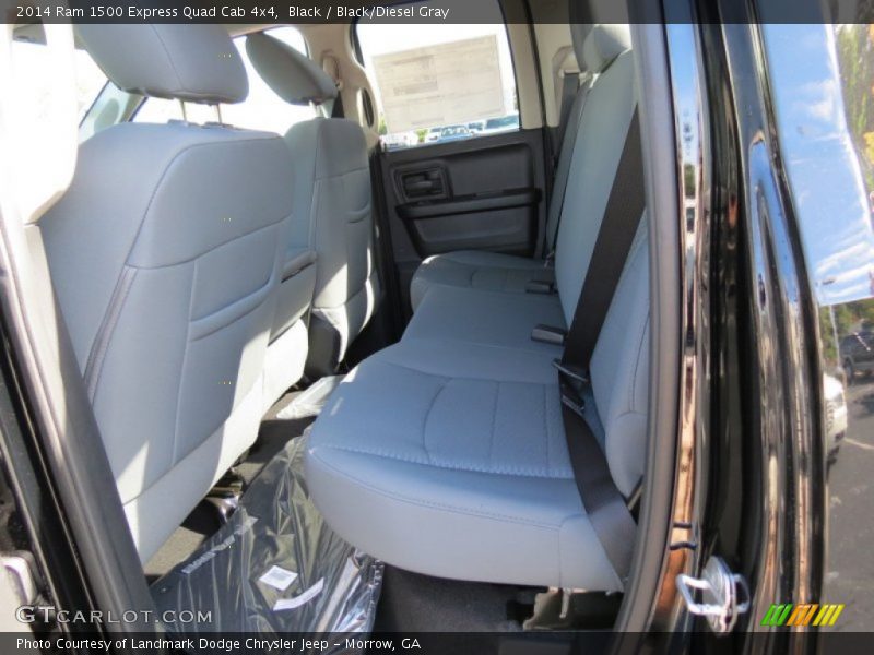 Black / Black/Diesel Gray 2014 Ram 1500 Express Quad Cab 4x4