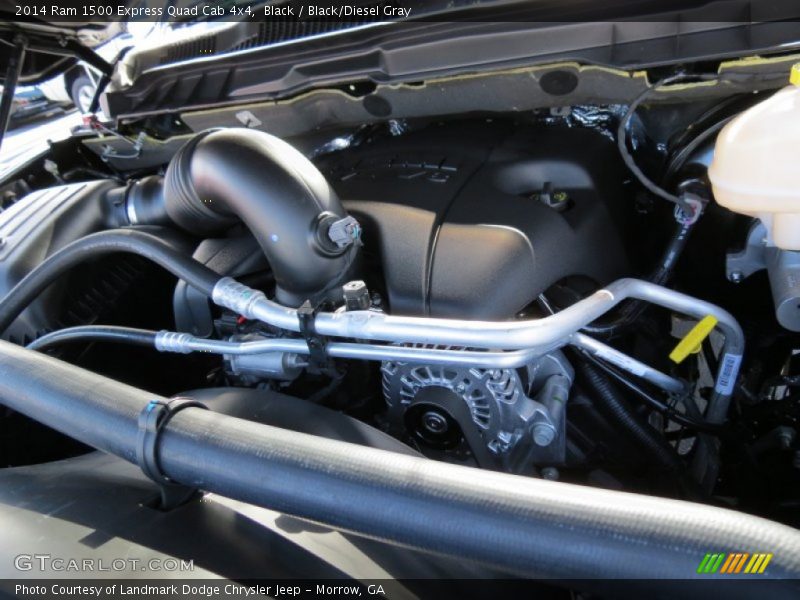 Black / Black/Diesel Gray 2014 Ram 1500 Express Quad Cab 4x4