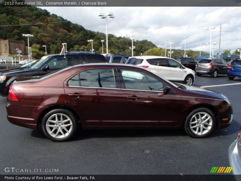 Cinnamon Metallic / Charcoal Black 2012 Ford Fusion SEL