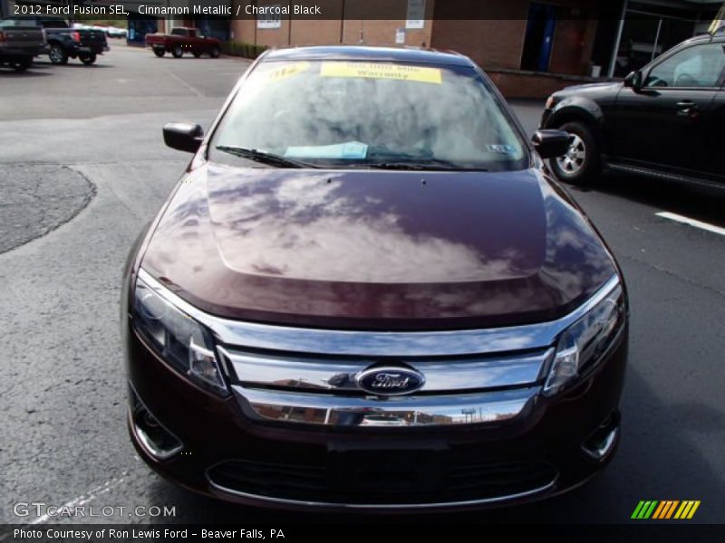 Cinnamon Metallic / Charcoal Black 2012 Ford Fusion SEL