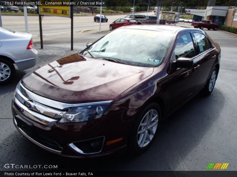 Cinnamon Metallic / Charcoal Black 2012 Ford Fusion SEL