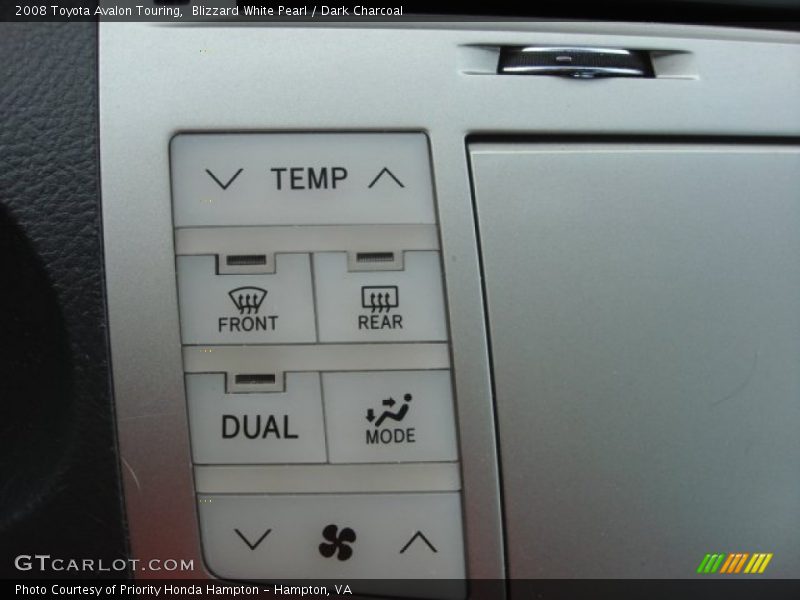 Blizzard White Pearl / Dark Charcoal 2008 Toyota Avalon Touring