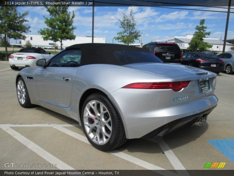 Rhodium Silver Metallic / Jet 2014 Jaguar F-TYPE S