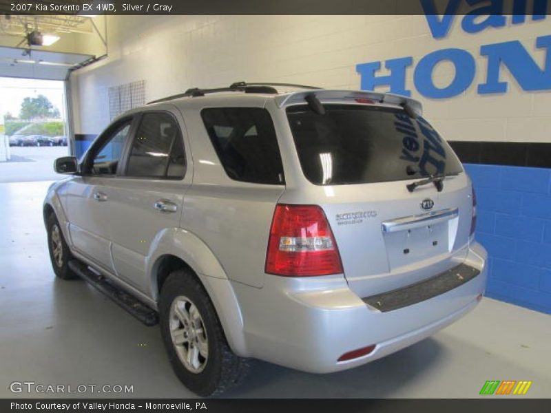 Silver / Gray 2007 Kia Sorento EX 4WD