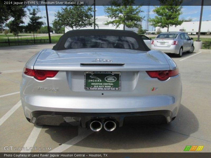 Rhodium Silver Metallic / Jet 2014 Jaguar F-TYPE S