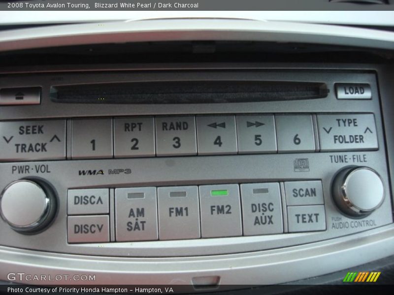 Blizzard White Pearl / Dark Charcoal 2008 Toyota Avalon Touring