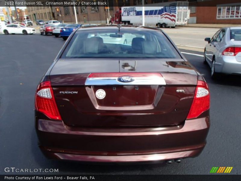 Cinnamon Metallic / Charcoal Black 2012 Ford Fusion SEL