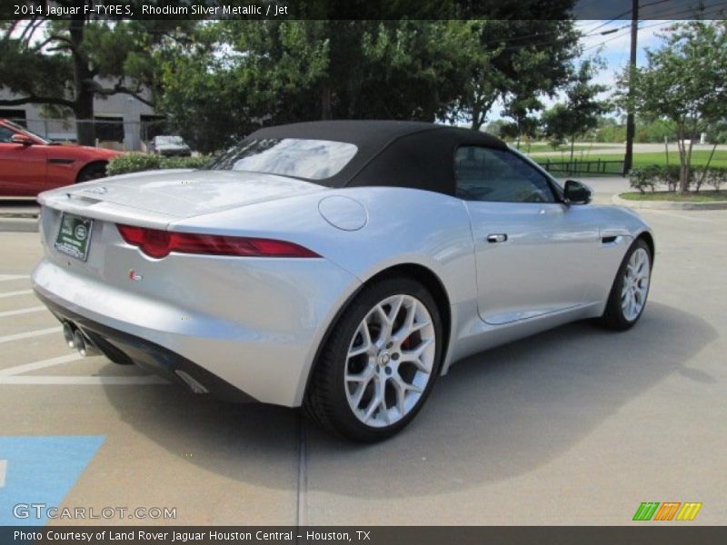 Rhodium Silver Metallic / Jet 2014 Jaguar F-TYPE S