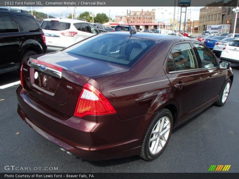 Cinnamon Metallic / Charcoal Black 2012 Ford Fusion SEL