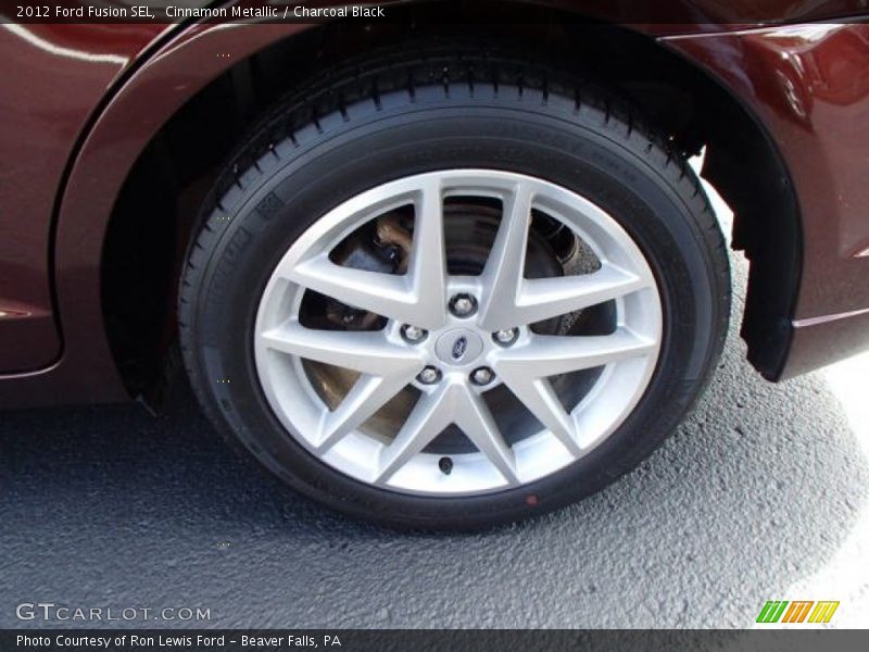 Cinnamon Metallic / Charcoal Black 2012 Ford Fusion SEL