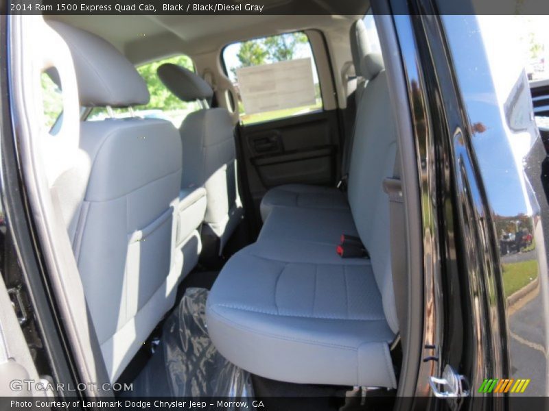 Black / Black/Diesel Gray 2014 Ram 1500 Express Quad Cab