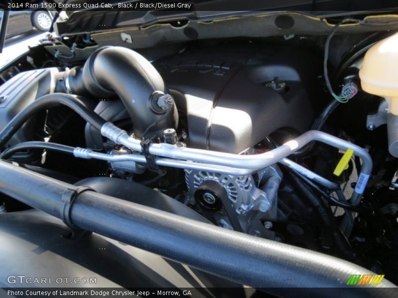 Black / Black/Diesel Gray 2014 Ram 1500 Express Quad Cab