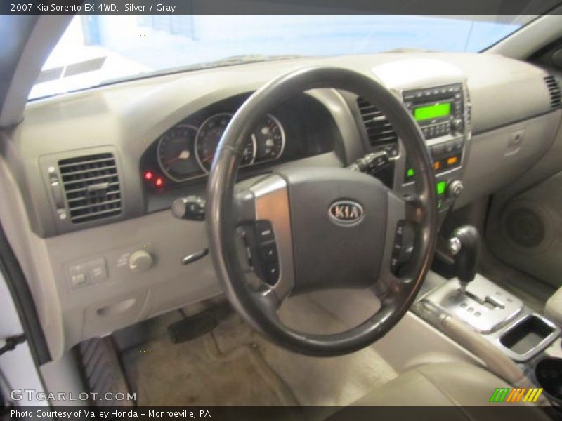 Silver / Gray 2007 Kia Sorento EX 4WD