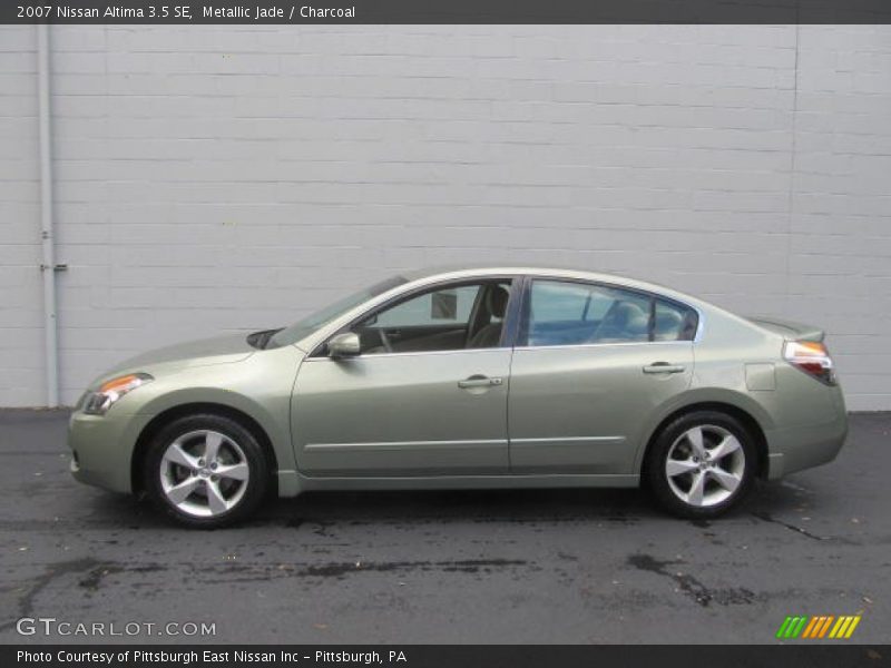 Metallic Jade / Charcoal 2007 Nissan Altima 3.5 SE