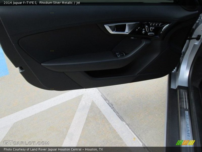Rhodium Silver Metallic / Jet 2014 Jaguar F-TYPE S
