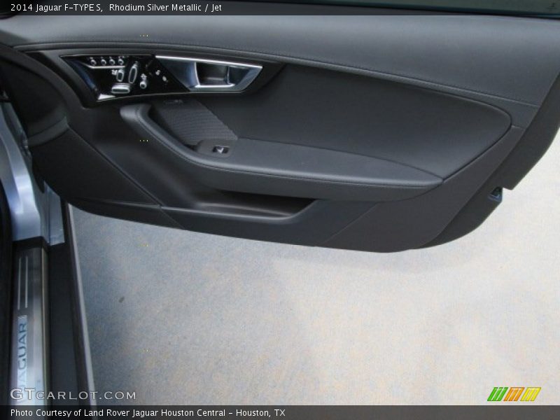 Rhodium Silver Metallic / Jet 2014 Jaguar F-TYPE S