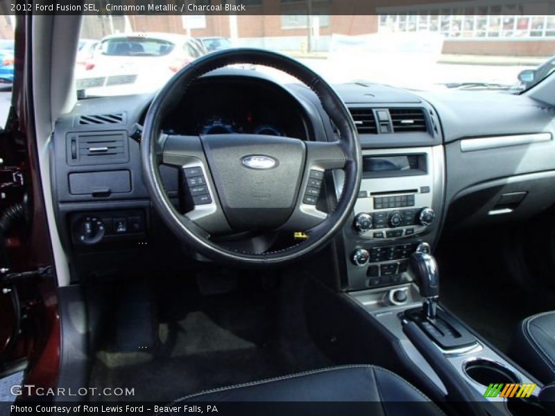Cinnamon Metallic / Charcoal Black 2012 Ford Fusion SEL