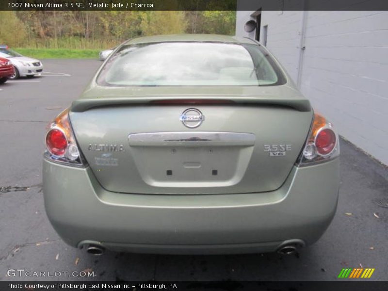 Metallic Jade / Charcoal 2007 Nissan Altima 3.5 SE