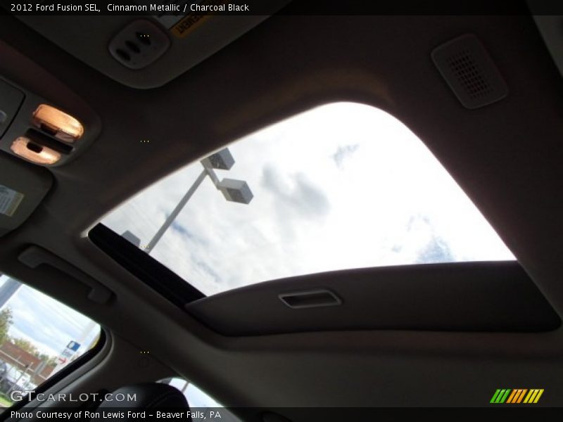 Cinnamon Metallic / Charcoal Black 2012 Ford Fusion SEL
