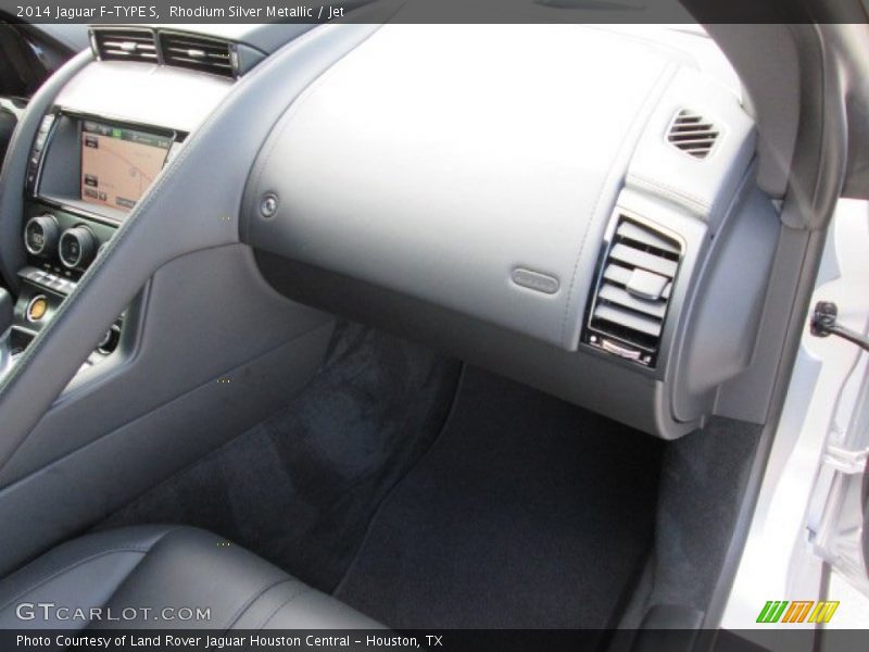 Rhodium Silver Metallic / Jet 2014 Jaguar F-TYPE S
