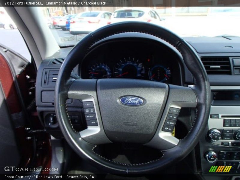 Cinnamon Metallic / Charcoal Black 2012 Ford Fusion SEL