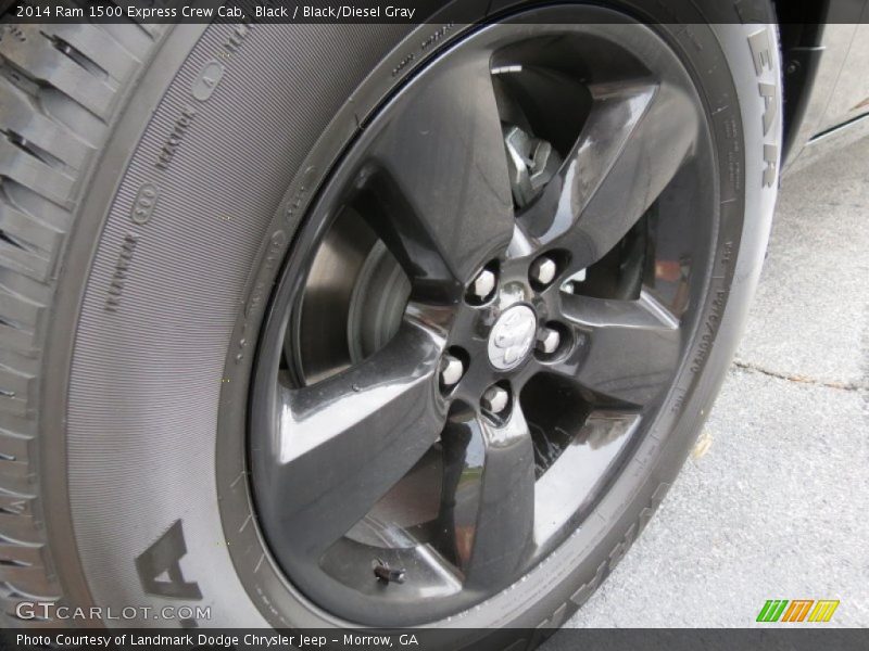 Black / Black/Diesel Gray 2014 Ram 1500 Express Crew Cab