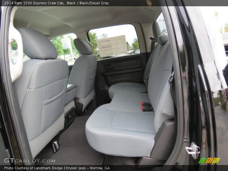 Black / Black/Diesel Gray 2014 Ram 1500 Express Crew Cab