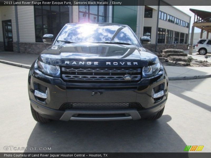 Santorini Black Metallic / Ebony 2013 Land Rover Range Rover Evoque Pure