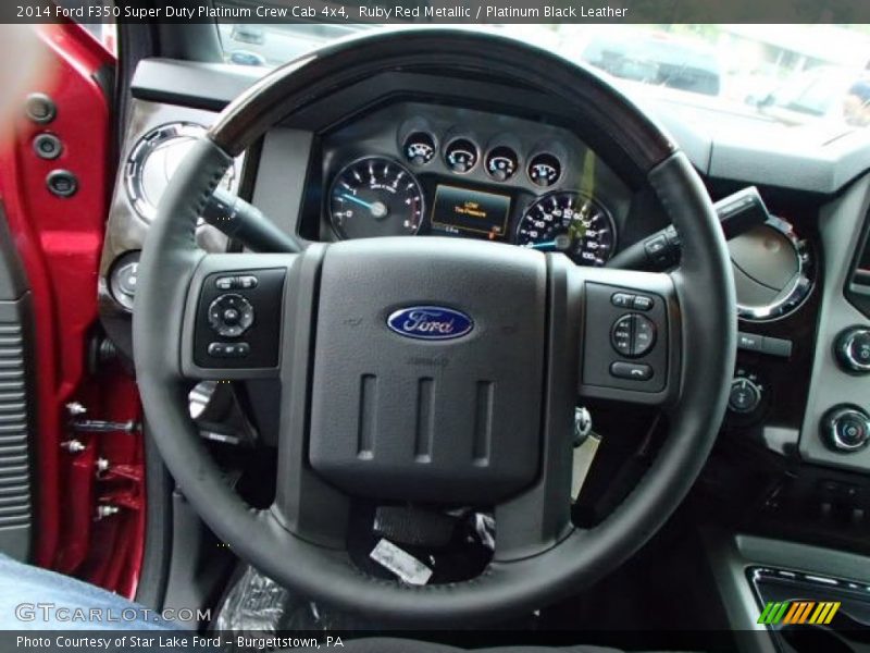  2014 F350 Super Duty Platinum Crew Cab 4x4 Steering Wheel