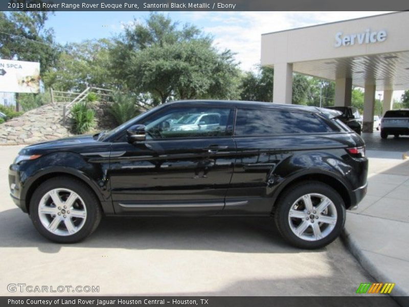 Santorini Black Metallic / Ebony 2013 Land Rover Range Rover Evoque Pure