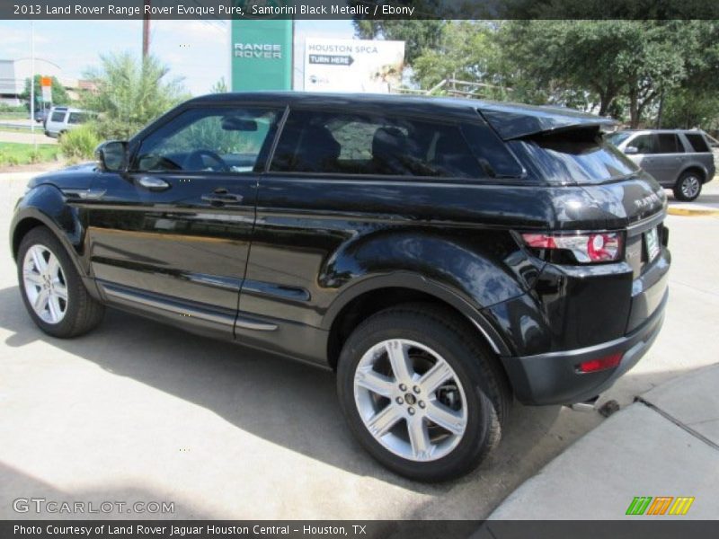 Santorini Black Metallic / Ebony 2013 Land Rover Range Rover Evoque Pure