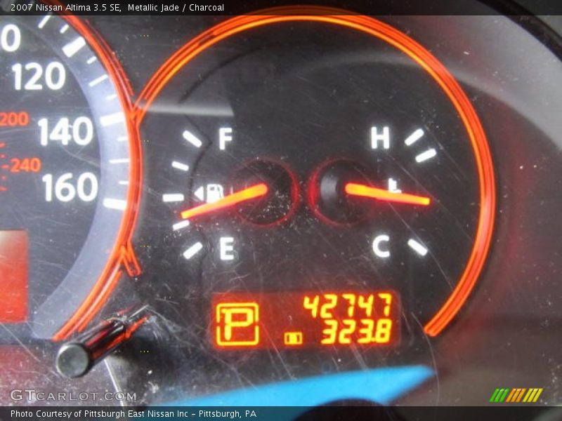 Metallic Jade / Charcoal 2007 Nissan Altima 3.5 SE