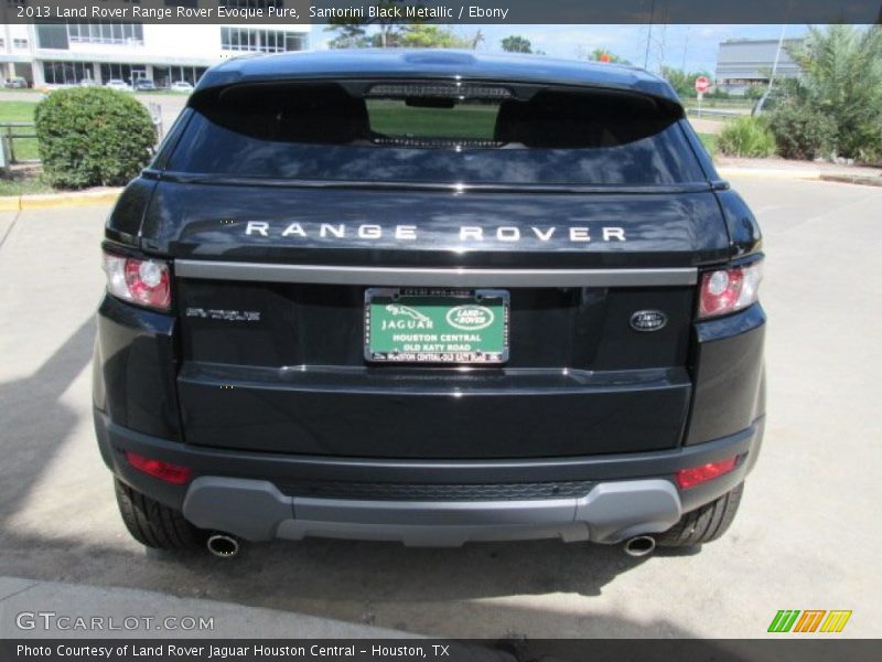 Santorini Black Metallic / Ebony 2013 Land Rover Range Rover Evoque Pure