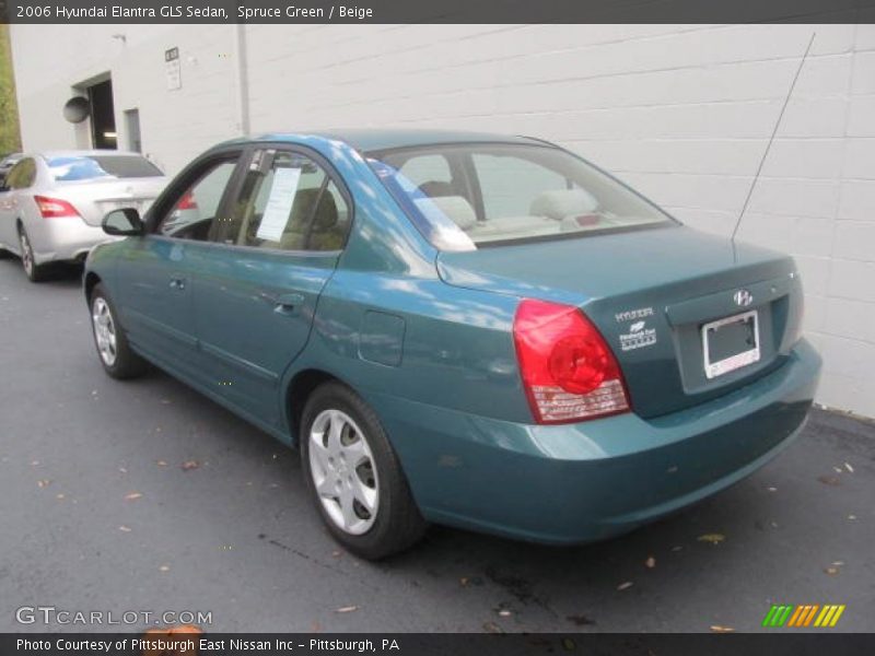 Spruce Green / Beige 2006 Hyundai Elantra GLS Sedan