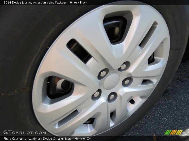 White / Black 2014 Dodge Journey Amercian Value Package
