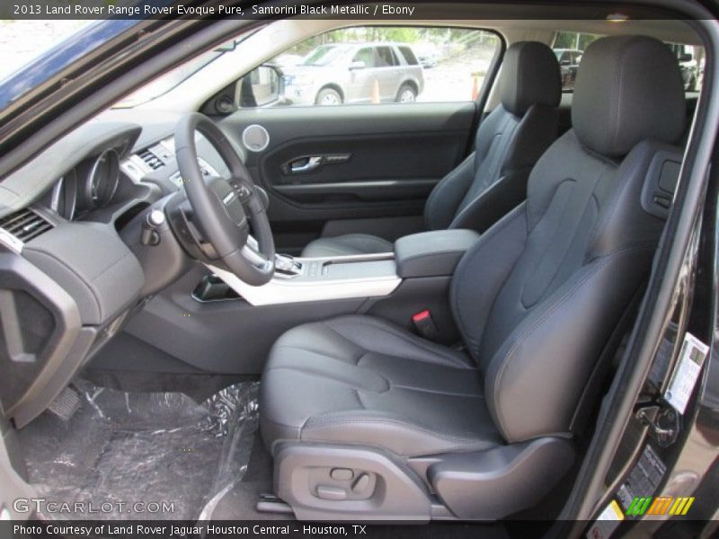  2013 Range Rover Evoque Pure Ebony Interior