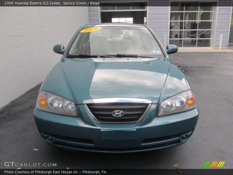 Spruce Green / Beige 2006 Hyundai Elantra GLS Sedan