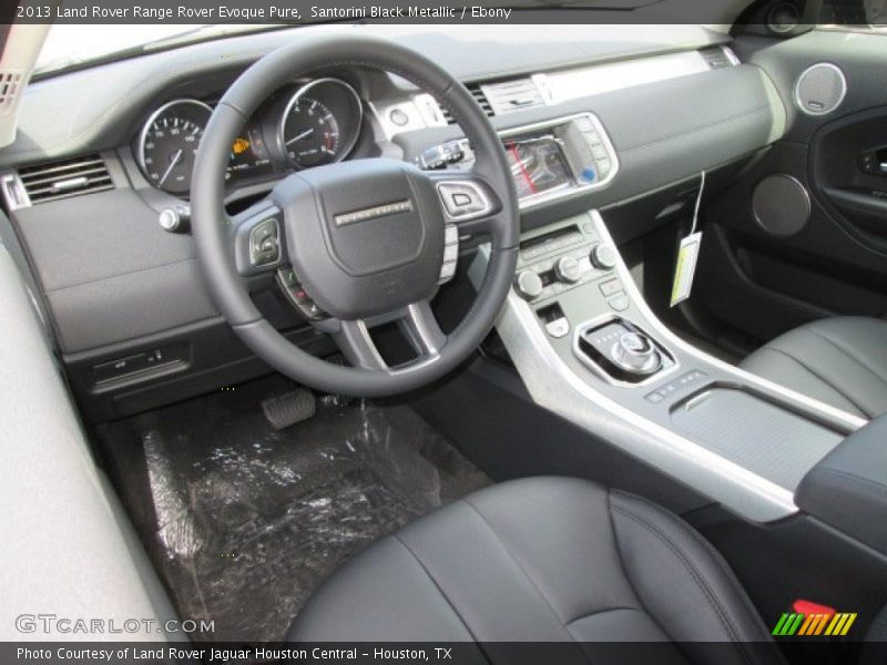 Ebony Interior - 2013 Range Rover Evoque Pure 