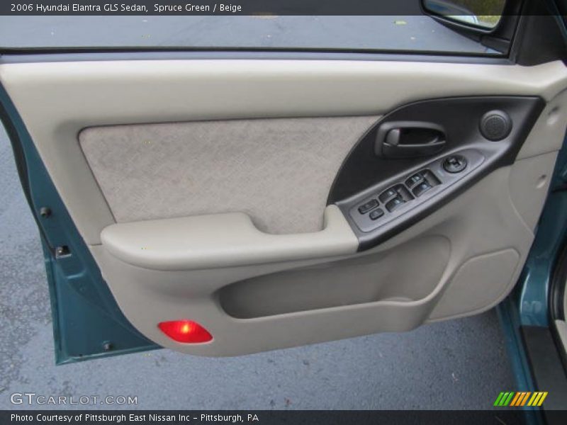 Spruce Green / Beige 2006 Hyundai Elantra GLS Sedan