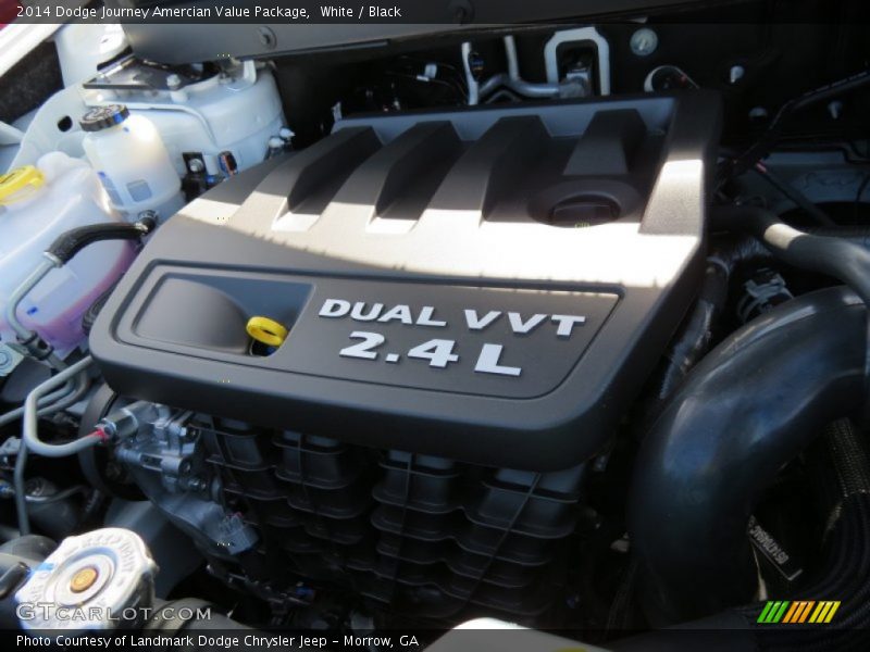 White / Black 2014 Dodge Journey Amercian Value Package